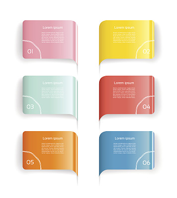 现代信息图形选项横幅。矢量插图。可用于工作流布局，图表，数字选项，网页设计。图片下载