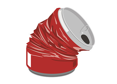 破饮料罐图片下载