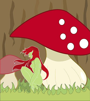 森林里的仙女图片下载