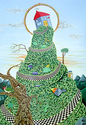 山上的房子图片下载