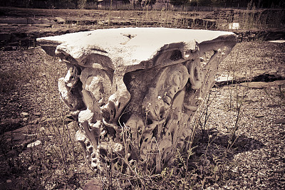 科林斯首都在自然色调的形象图片下载