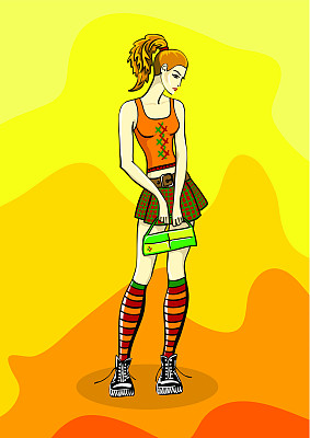 夏天的女孩图片下载