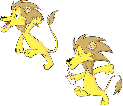 快乐的狮子图片下载