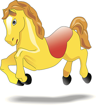 卡通婴儿马-动画人物图片下载