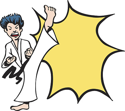 空手道踢图片下载