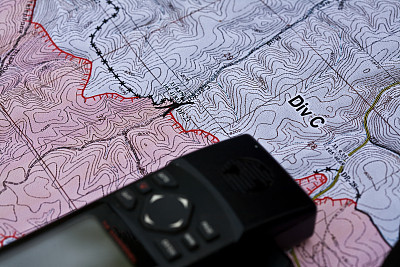 地形图和gps设备图片下载