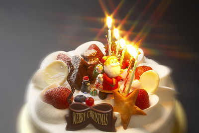 圣诞蛋糕图片下载