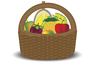 热带水果篮图片下载