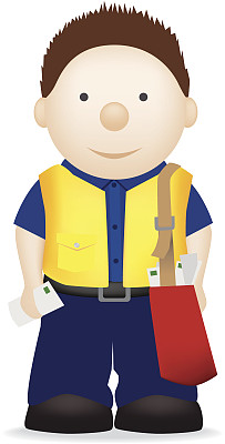 邮差或送货员图片下载