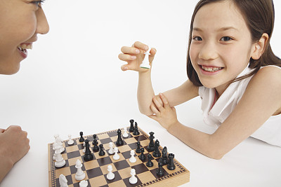 象棋爸爸和女儿图片下载