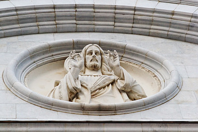 耶稣基督的浅浮雕图片下载