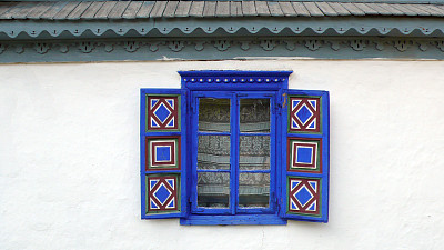 蓝色的窗口图片下载