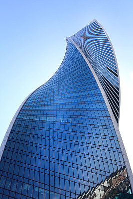 摩天大楼的现代明亮的塔的照片图片下载