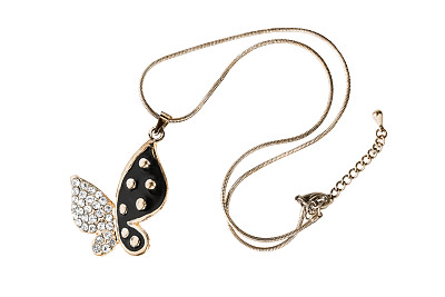 黄金项链孤立图片下载