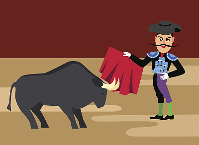 西班牙斗牛士图片下载