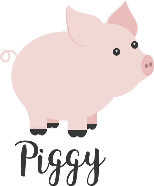 平面颜色矢量图标与可爱的动物图片下载