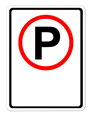 停车标志空白图片下载