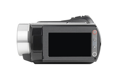 摄像机-孤立的白色w/剪辑路径图片下载