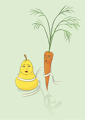 梨和胡萝卜图片下载