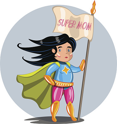 超级英雄超级妈妈家庭图片下载