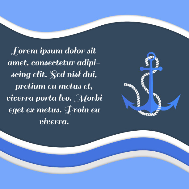 抽象海洋矢量背景材料设计风格图片下载