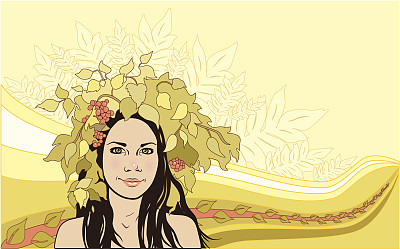 快乐的女孩图片下载