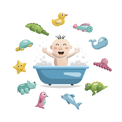 婴儿沐浴玩具图片下载