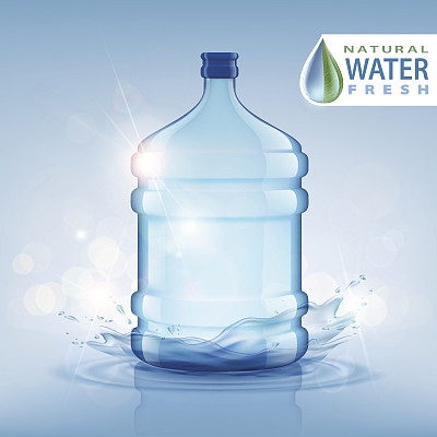 装着干净淡水的大瓶子图片下载