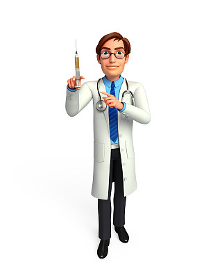 年轻医生打针图片下载