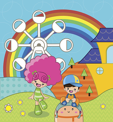 在月亮公园很有趣图片下载