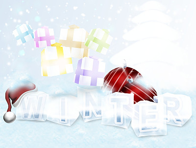 冬天的圣诞节图片下载