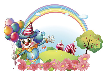 山上的女小丑有一道彩虹图片下载