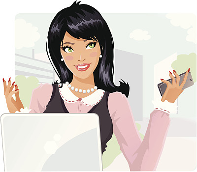 业务的女孩图片下载