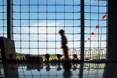 玻璃建筑内部图片下载