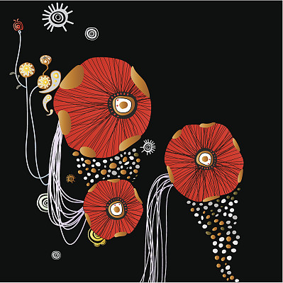 抽象的花朵图片下载