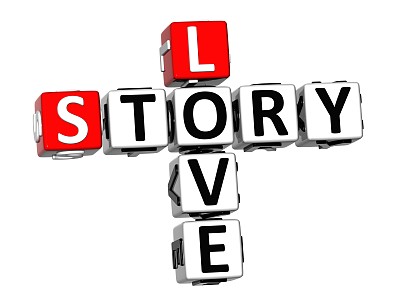 3D爱情故事填字白底图片下载