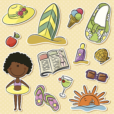 夏天女人的假期图片下载