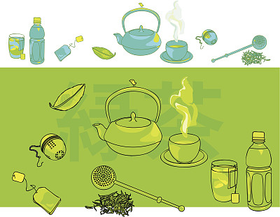 每一种茶。素材图片