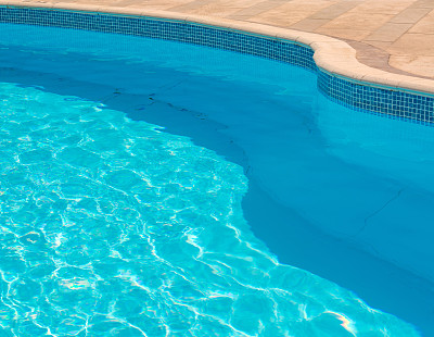 水池的曲线图片下载