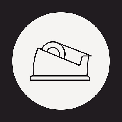 胶带线图标图片下载