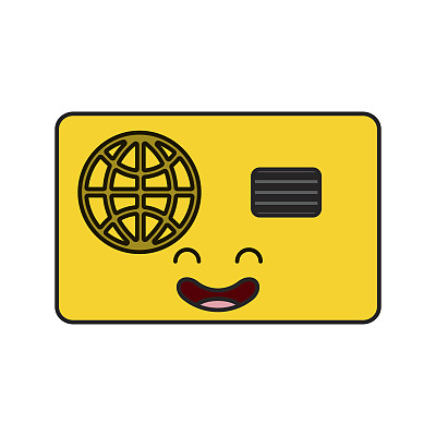 信用卡卡通人物图片下载