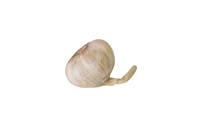 大蒜孤立在白色背景上图片下载