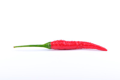 红辣椒孤立在白辣椒上图片下载