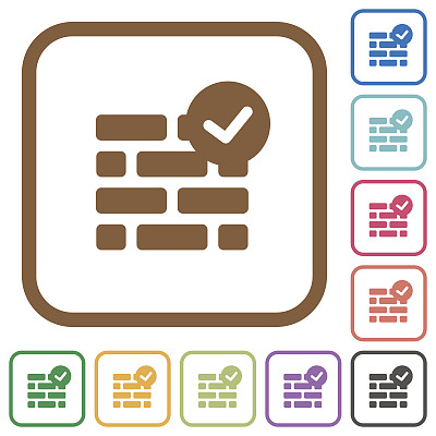 活动防火墙简单图标图片下载
