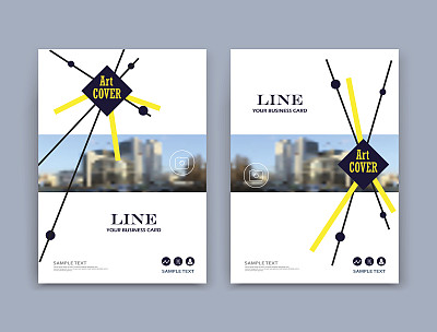 抽象的成分。彩色可编辑的广告图像纹理。封面设置建设。城市市景旗帜形式。白色a4宣传册标题页。创意图图标。传单文本字体。图片下载