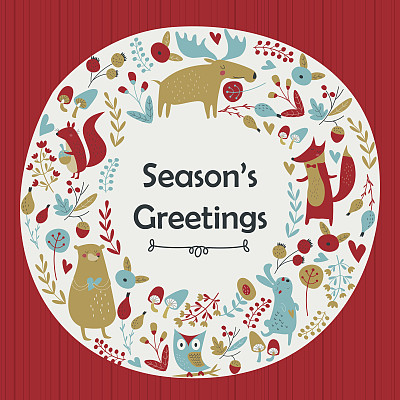 可爱的手绘插画图片下载