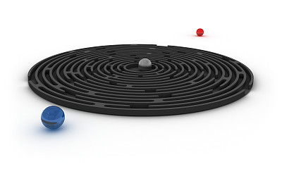 迷宫和球图片下载