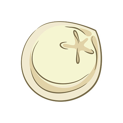 饺子孤立。传统的俄罗斯肉类食品在白色的背景图片下载