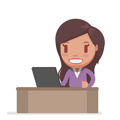 可爱的商业女性图片下载