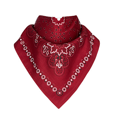 大手帕,白色背景图片下载